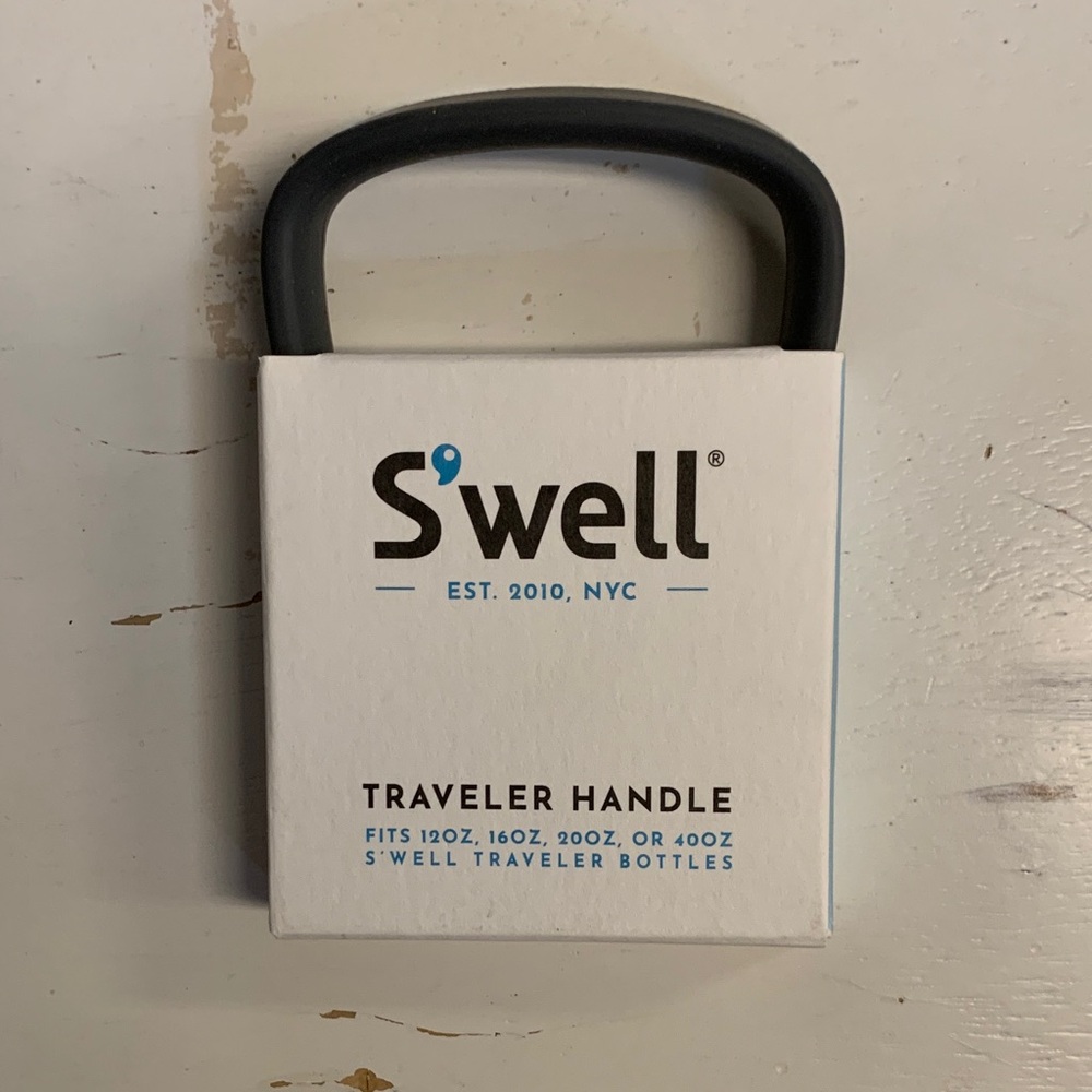 S'well Black Traveler Handle